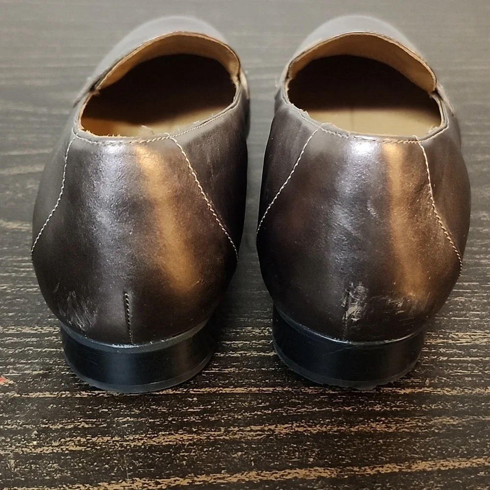 Clarks Penny Loafer Bronze Matelic Size 11